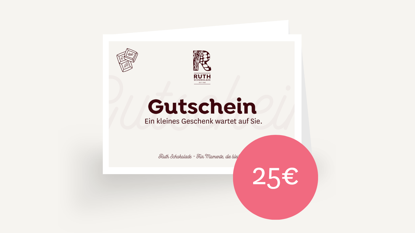 Geschenkgutschein – Ruth Schokolade