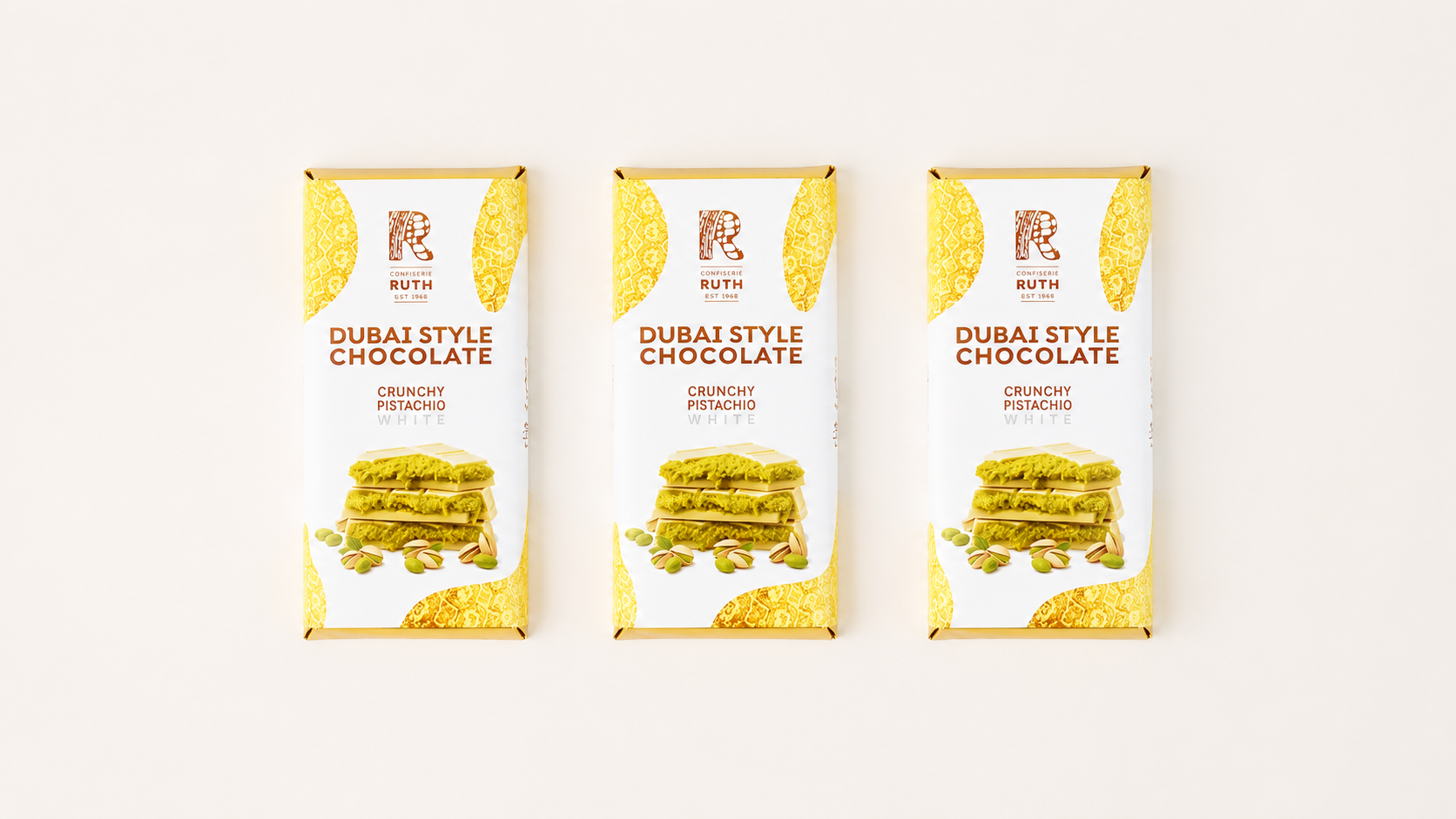 3er Bundle - Dubai Style Chocolate Crunchy Pistachio