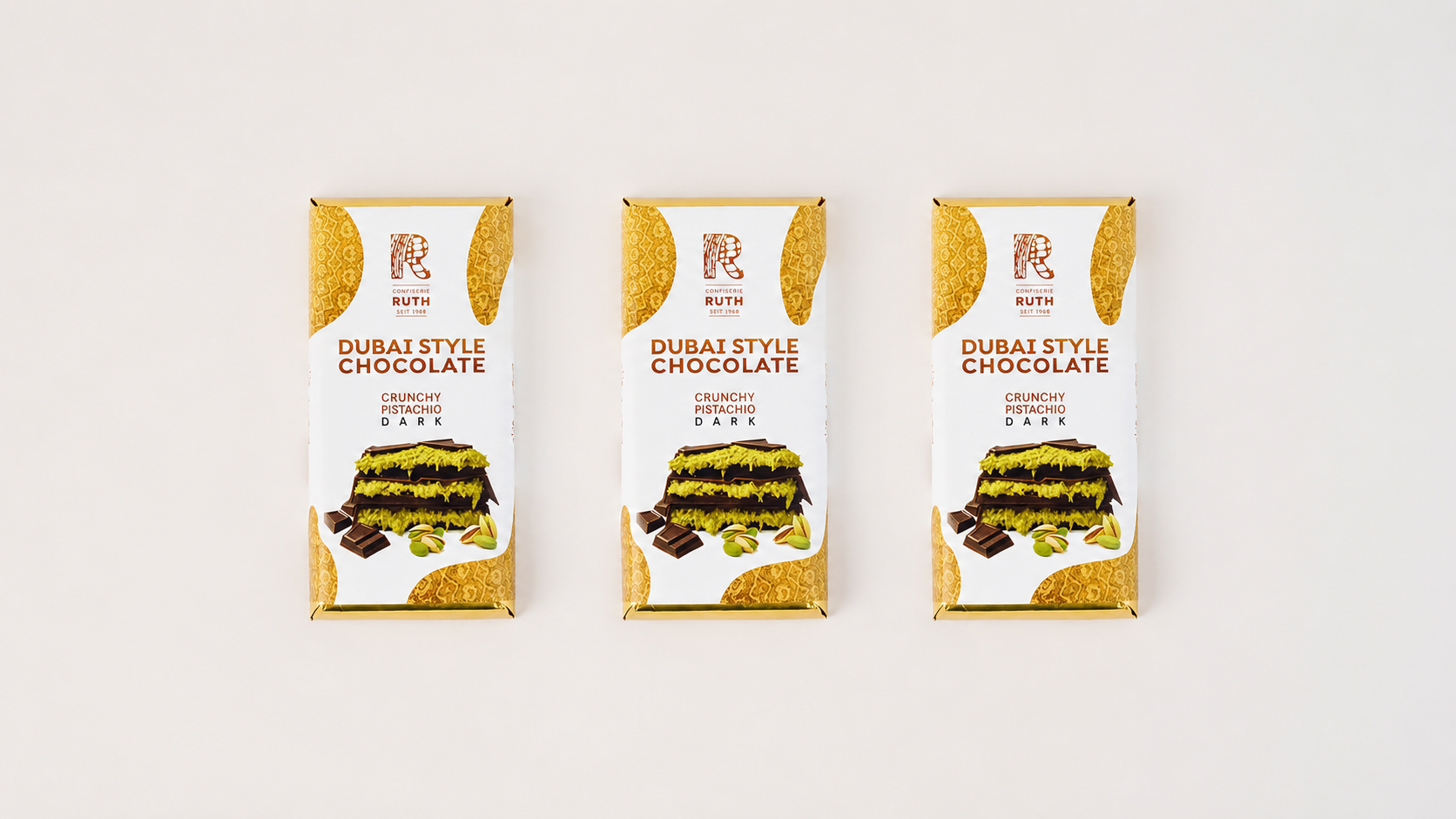 3er Bundle - Dubai Style Chocolate Crunchy Pistachio