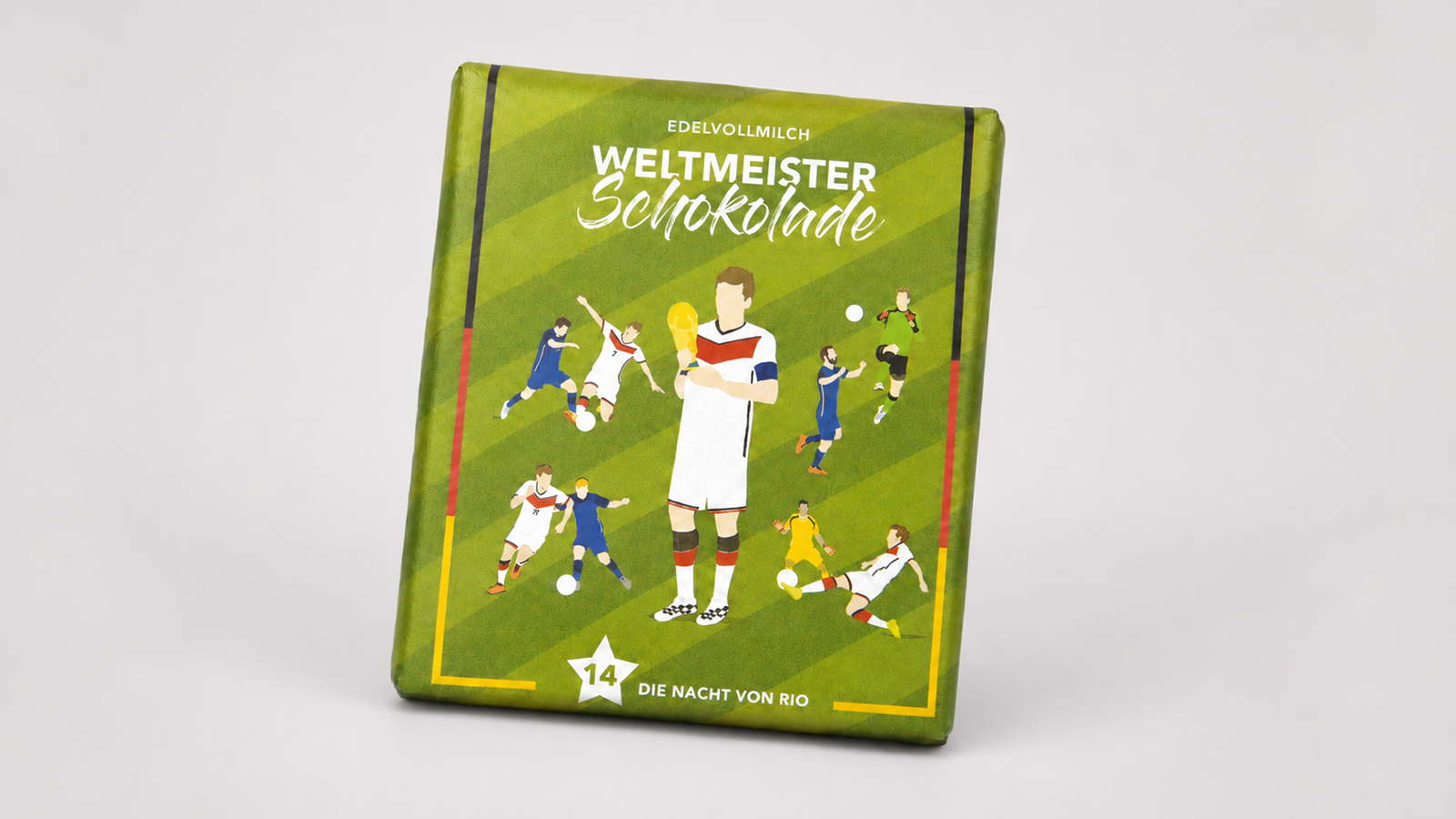 Weltmeister-Schokolade "Die Nacht in Rio"