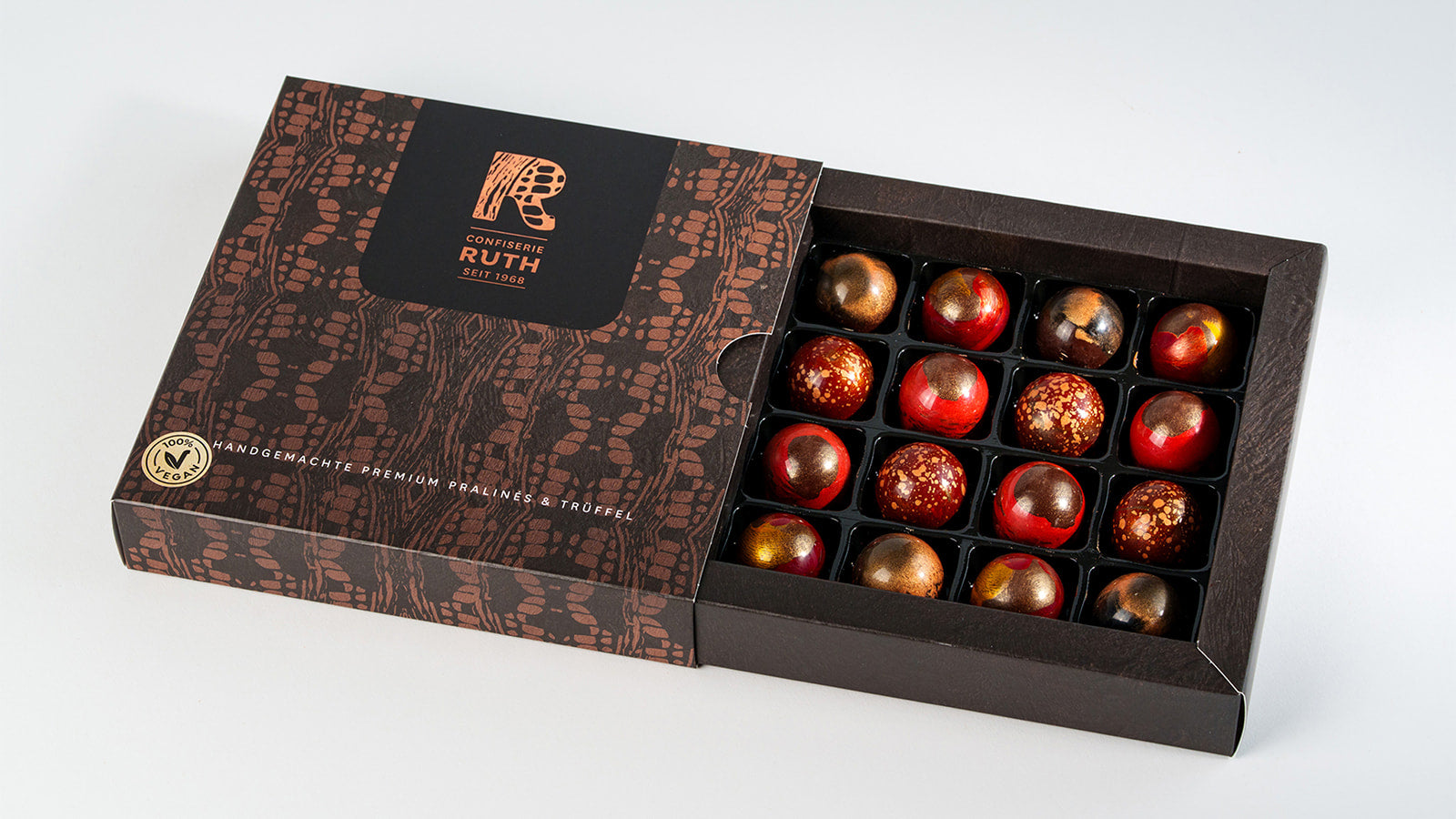 16er Pralinenbox Vegan