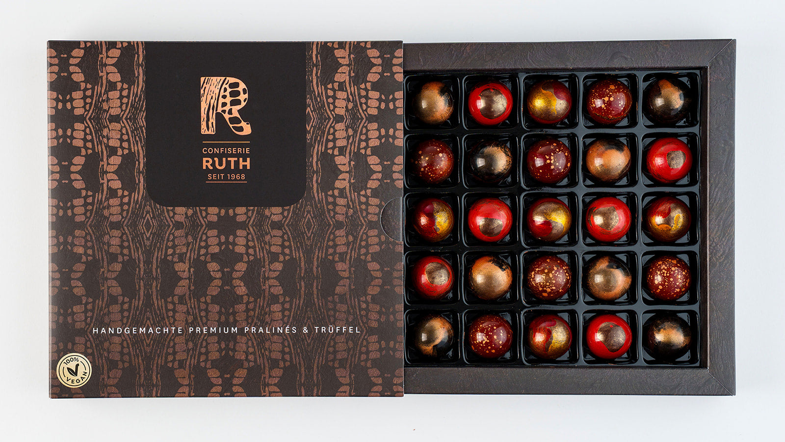 25er Pralinenbox Vegan