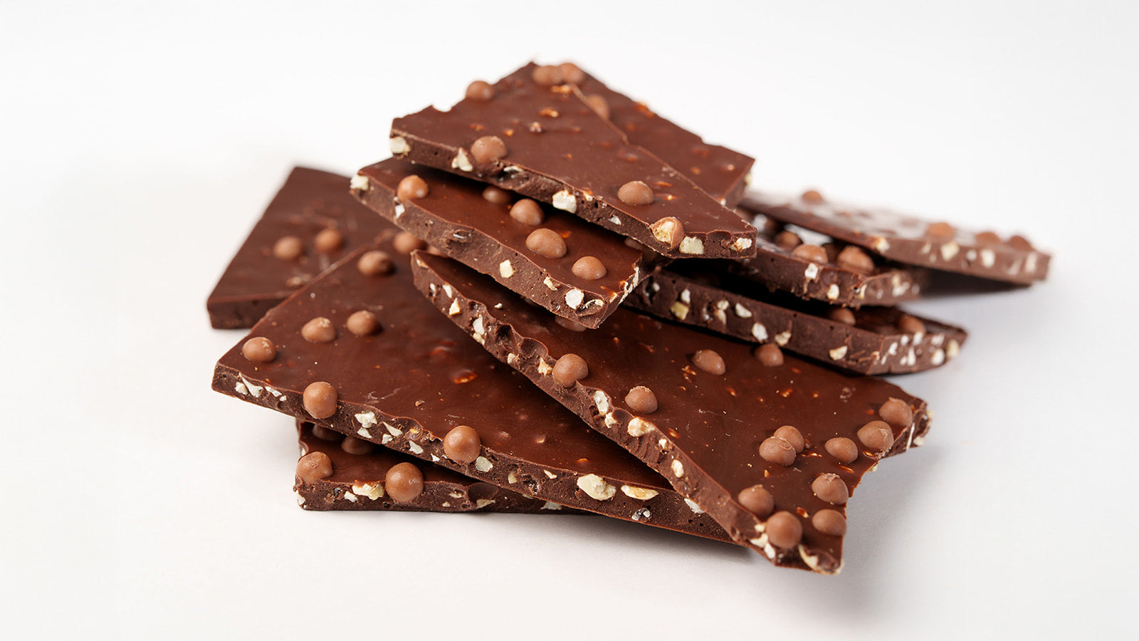 Bruchschokolade Nougat Crunch