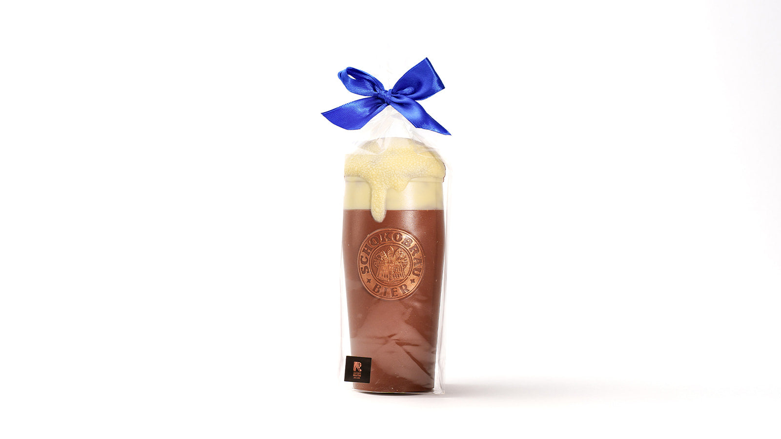 Bierglas aus Schokolade