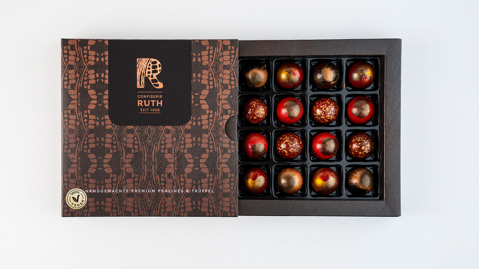 16er Pralinenbox Vegan