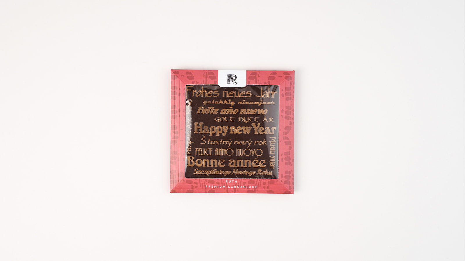 Tafelschokolade "Happy New Year" - Zartbitter